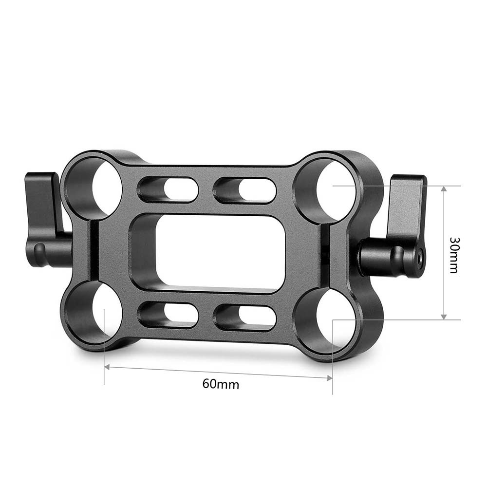 SmallRig Adjustable Height Riser Clamp 15mm Rod 1029