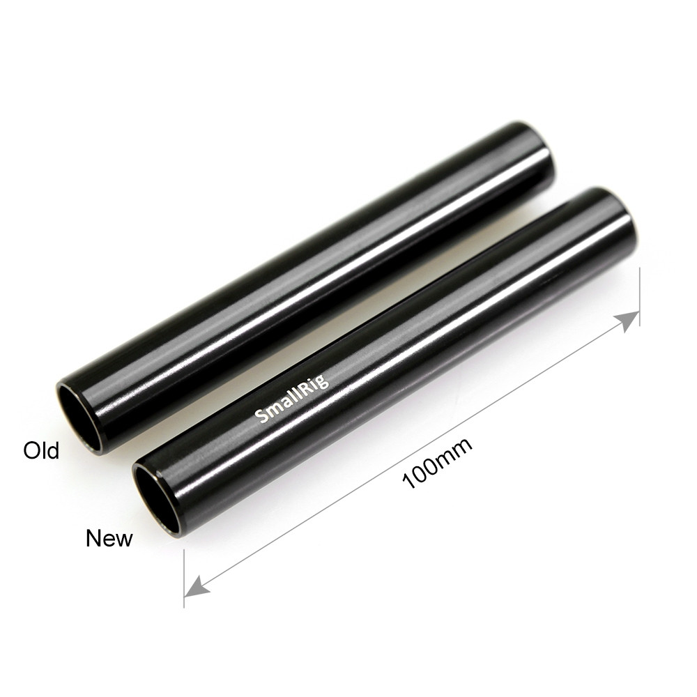 SmallRig Aluminum Alloy Pair of 15mm Rods (M12-4inch)1049