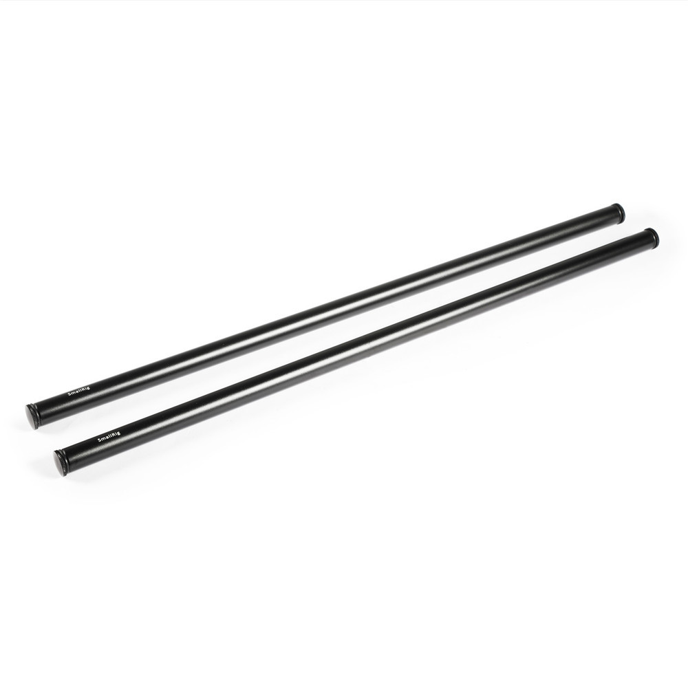 SmallRig 2pcs 15mm Black Aluminum Alloy Rod(M12-45cm) 18inch 1055