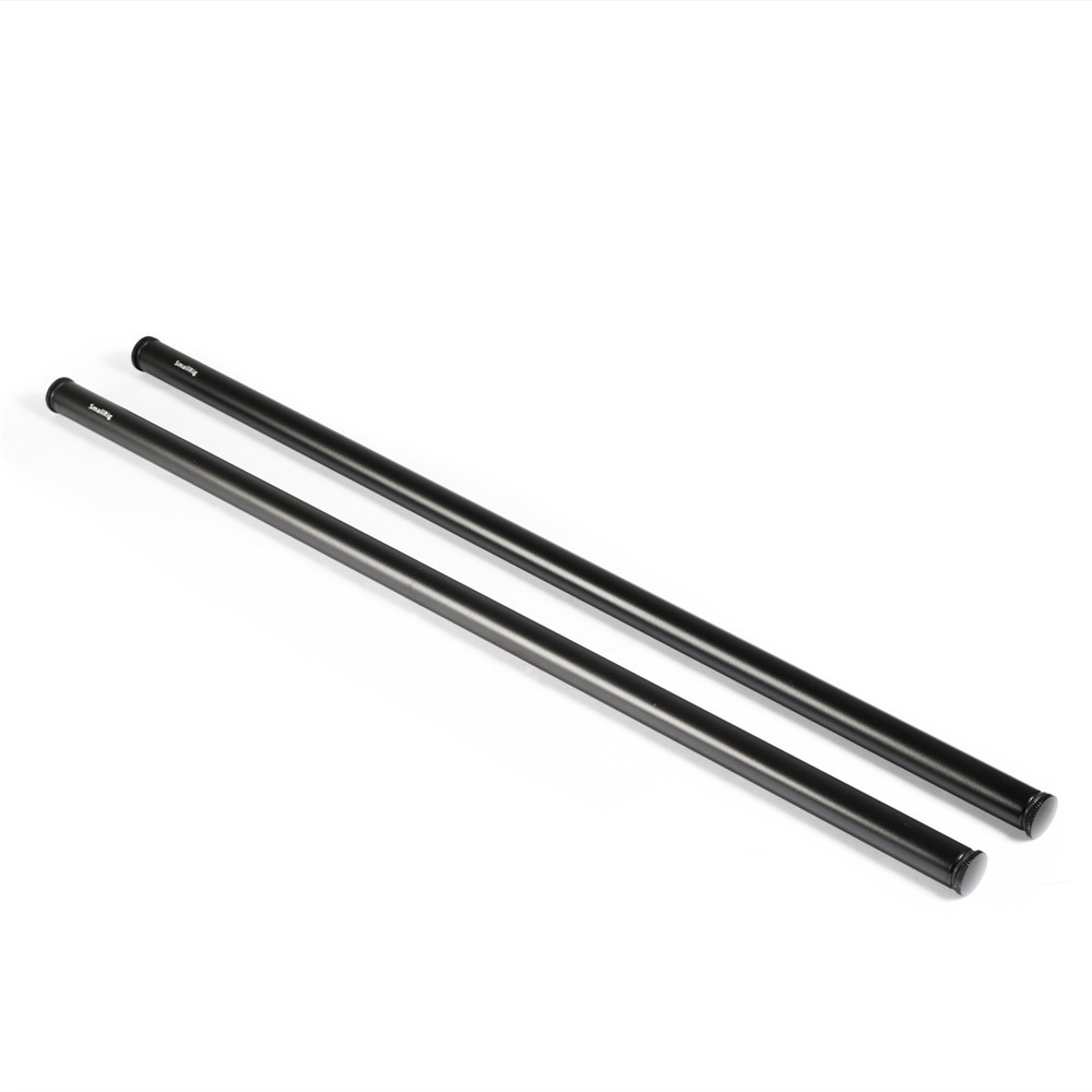 SmallRig 2pcs 15mm Black Aluminum Alloy Rod(M12-45cm) 18inch 1055