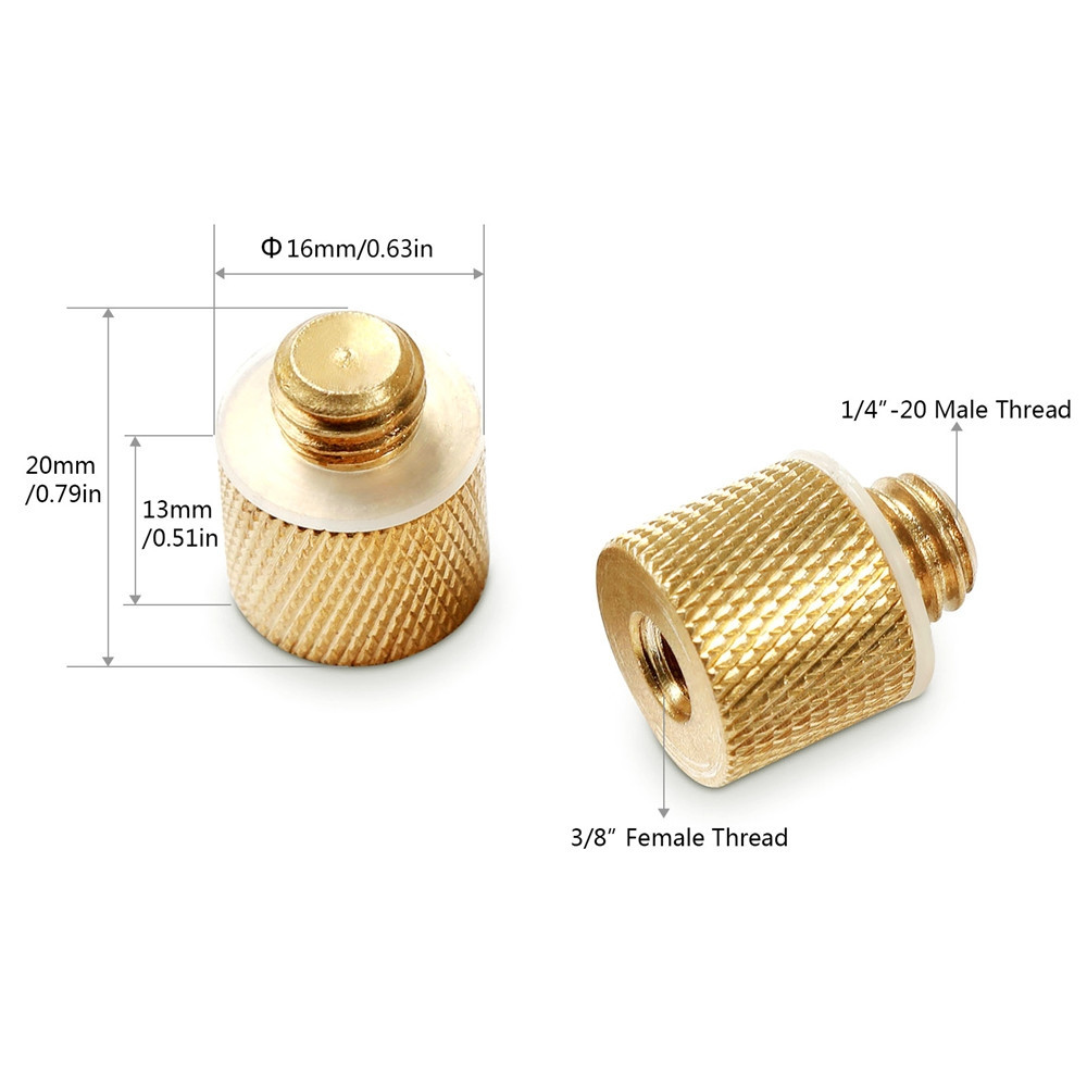 SmallRig 1/4" Female to 3/8" Male Screw Adapter 1069