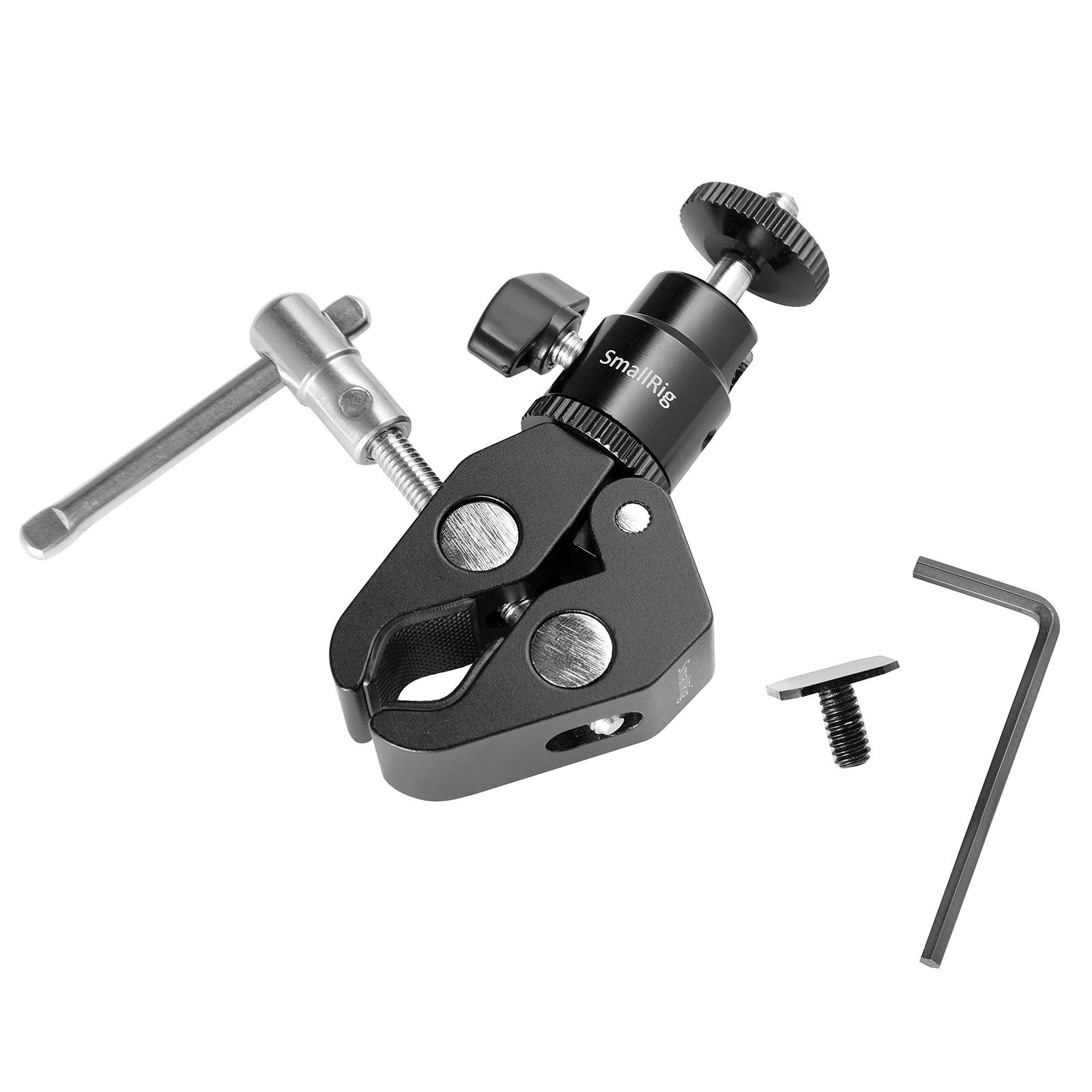 SmallRig Clamp Mount with 1/4" Screw Ball Head Mount 1124