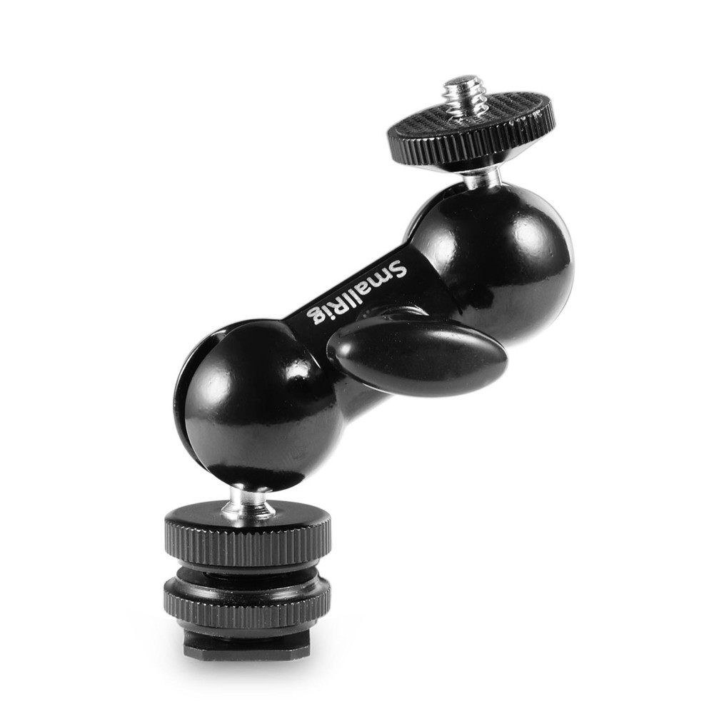 SmallRig Double Ball Heads with Cold Shoe and Thumb Screw 1135