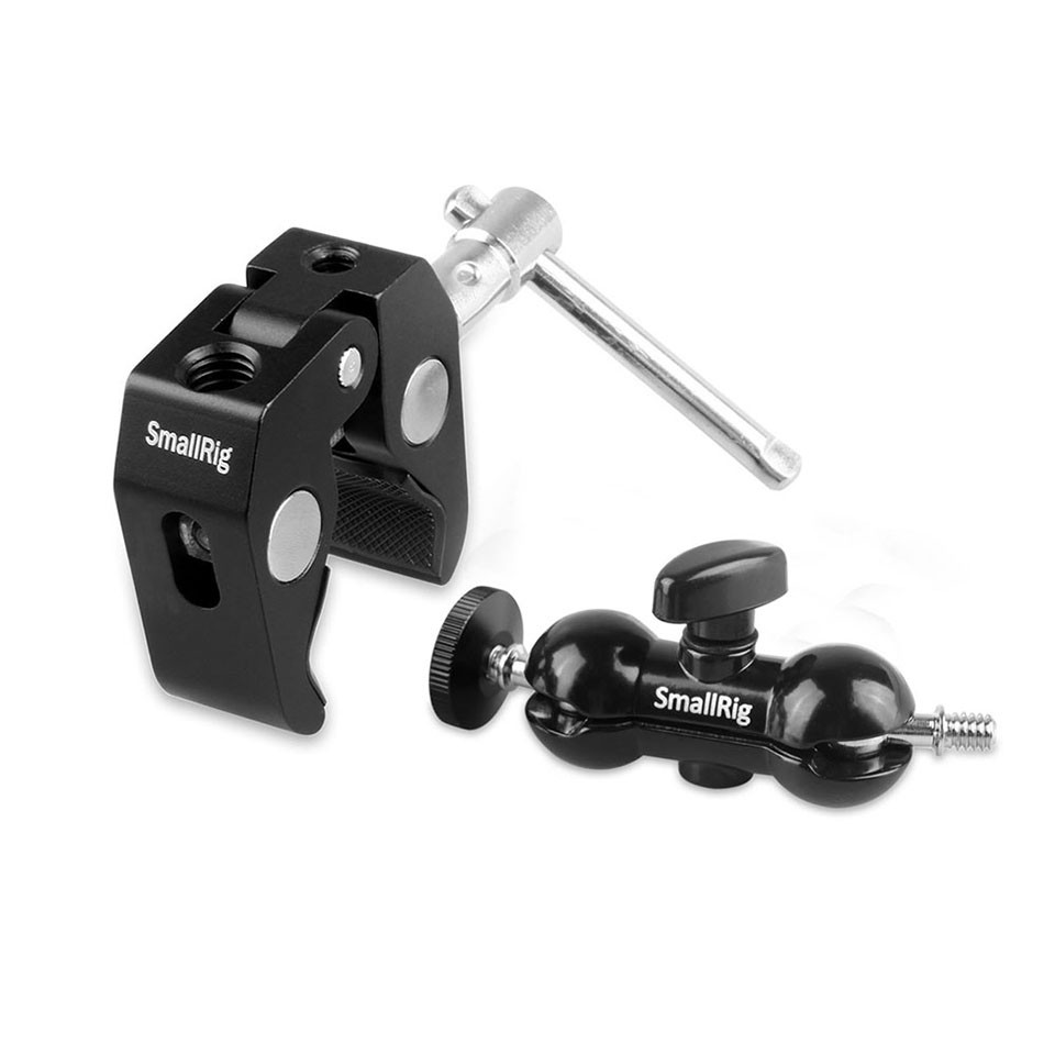 SmallRig Super Clamp with Double Ball Heads (1/4"-20 Screws) 1138