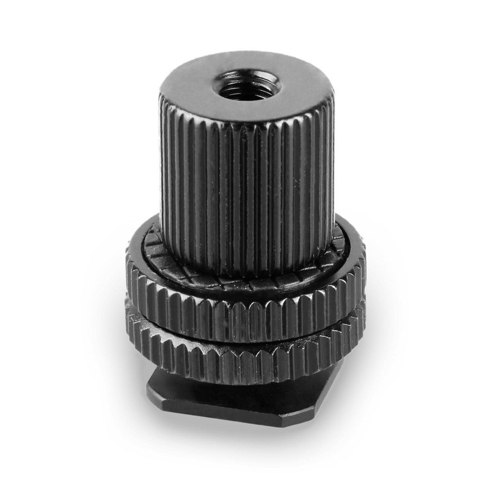 SMALLRIG 1/4'' Thread Cold Shoe Adapter with 1/4'' Thread Barrel Nut 1562