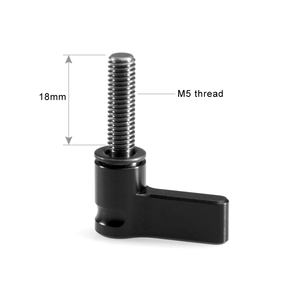 SmallRig  Black Ratchet Wingnut with M5 thread(18mm) 1565