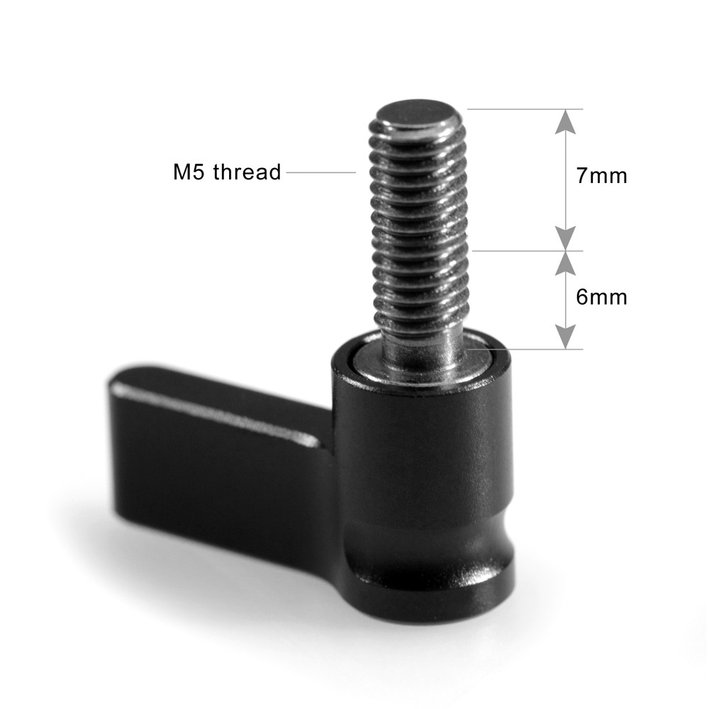 SmallRig  Black Ratchet Wingnut with M5 thread(13mm) 1566