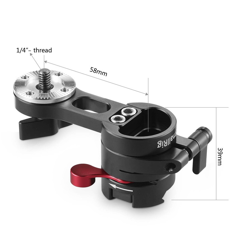 SmallRig EVF Mount with NATO Clamp and Arri Rosette 1583B