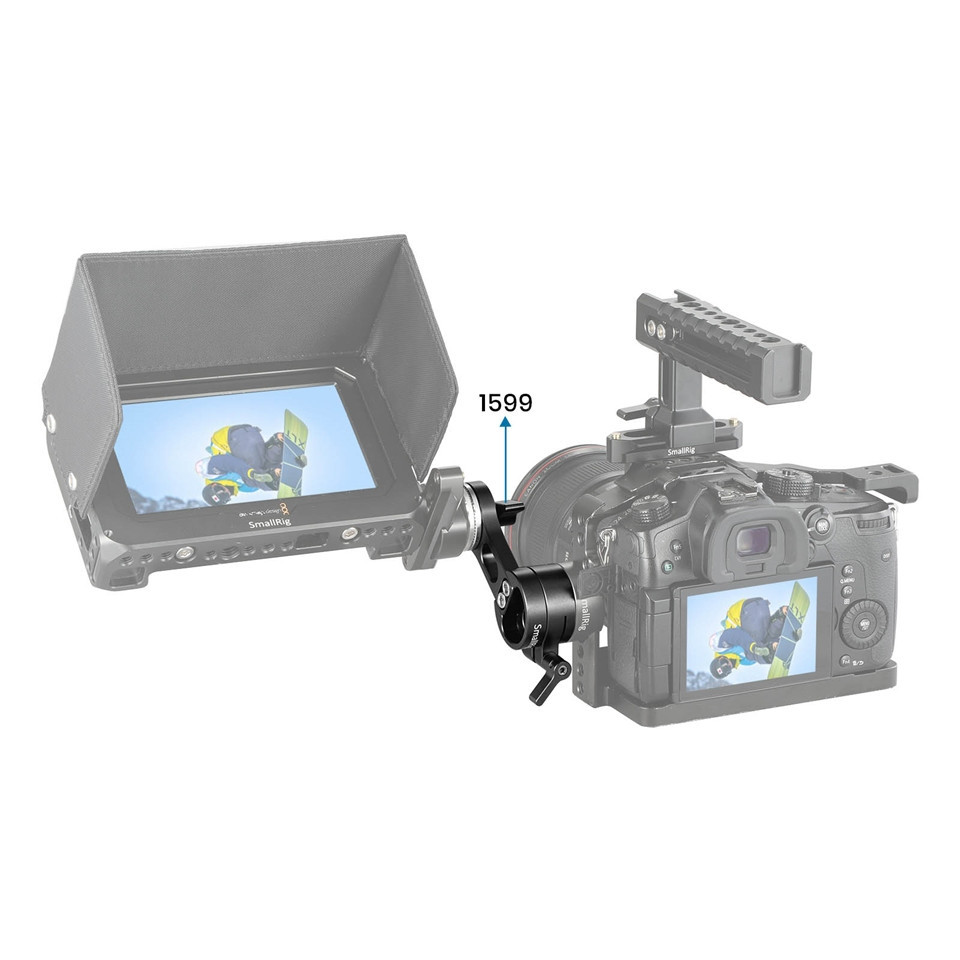 SmallRig EVF Mount with NATO Clamp and Arri Rosette 1583B