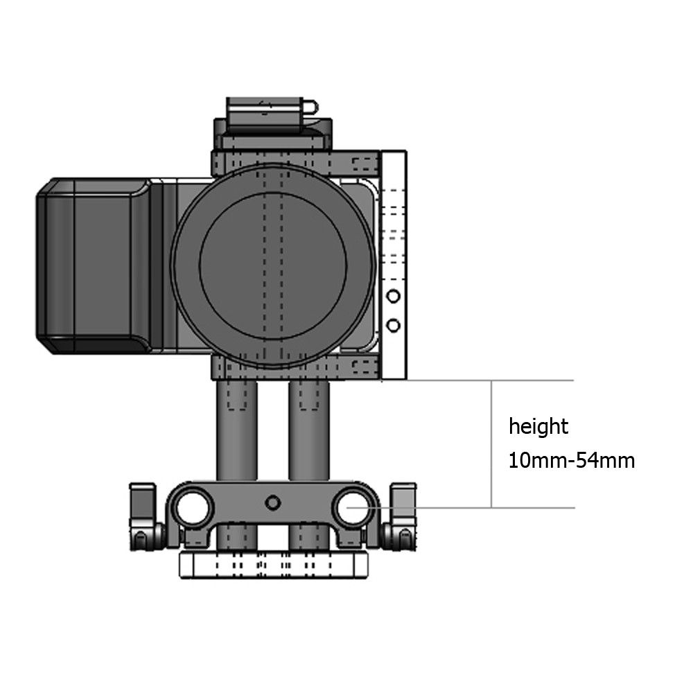 SmallRig 15mm Rods (2.5 Inch, 2 pcs) 1590