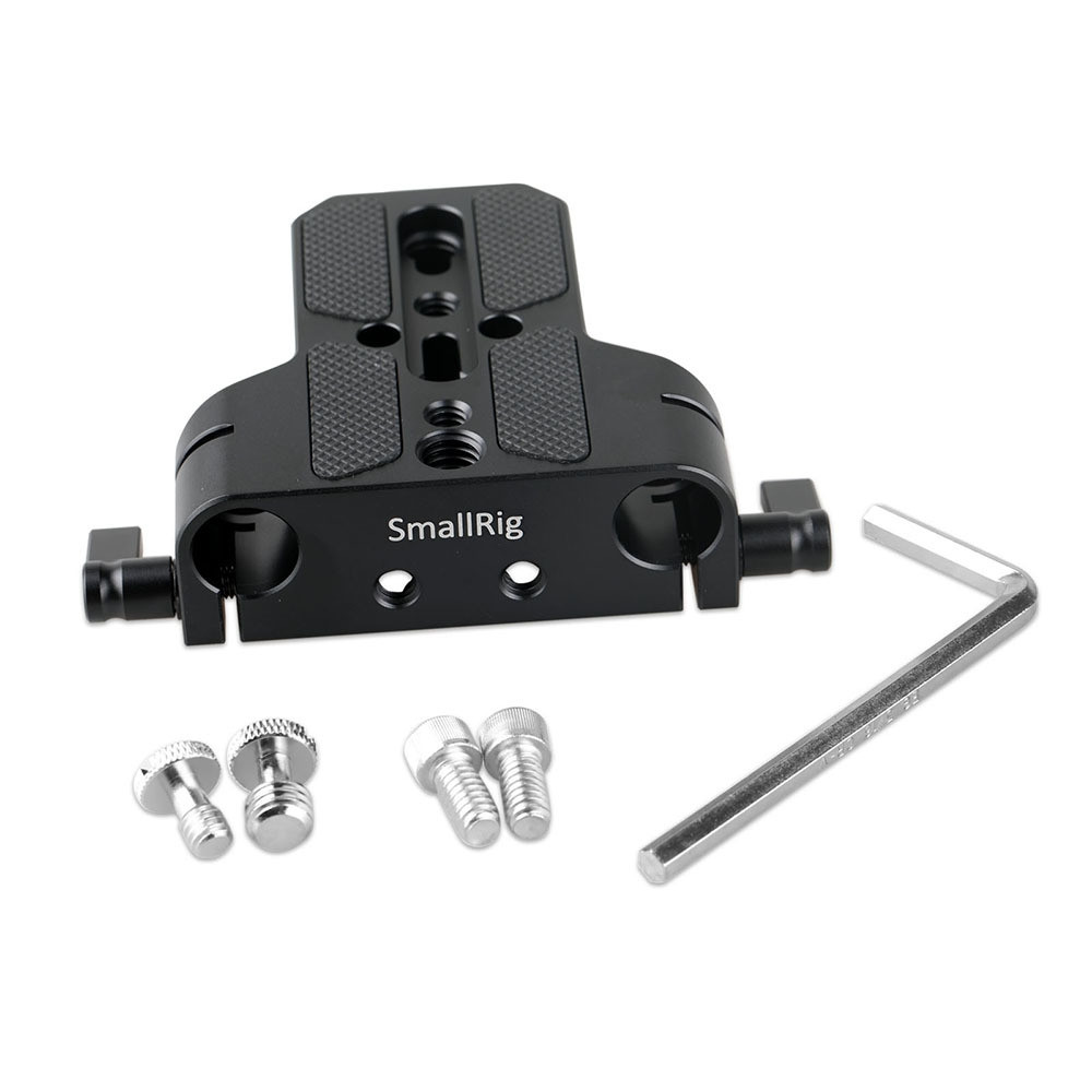 SmallRig Baseplate with Dual 15mm Rod Clamp 1674