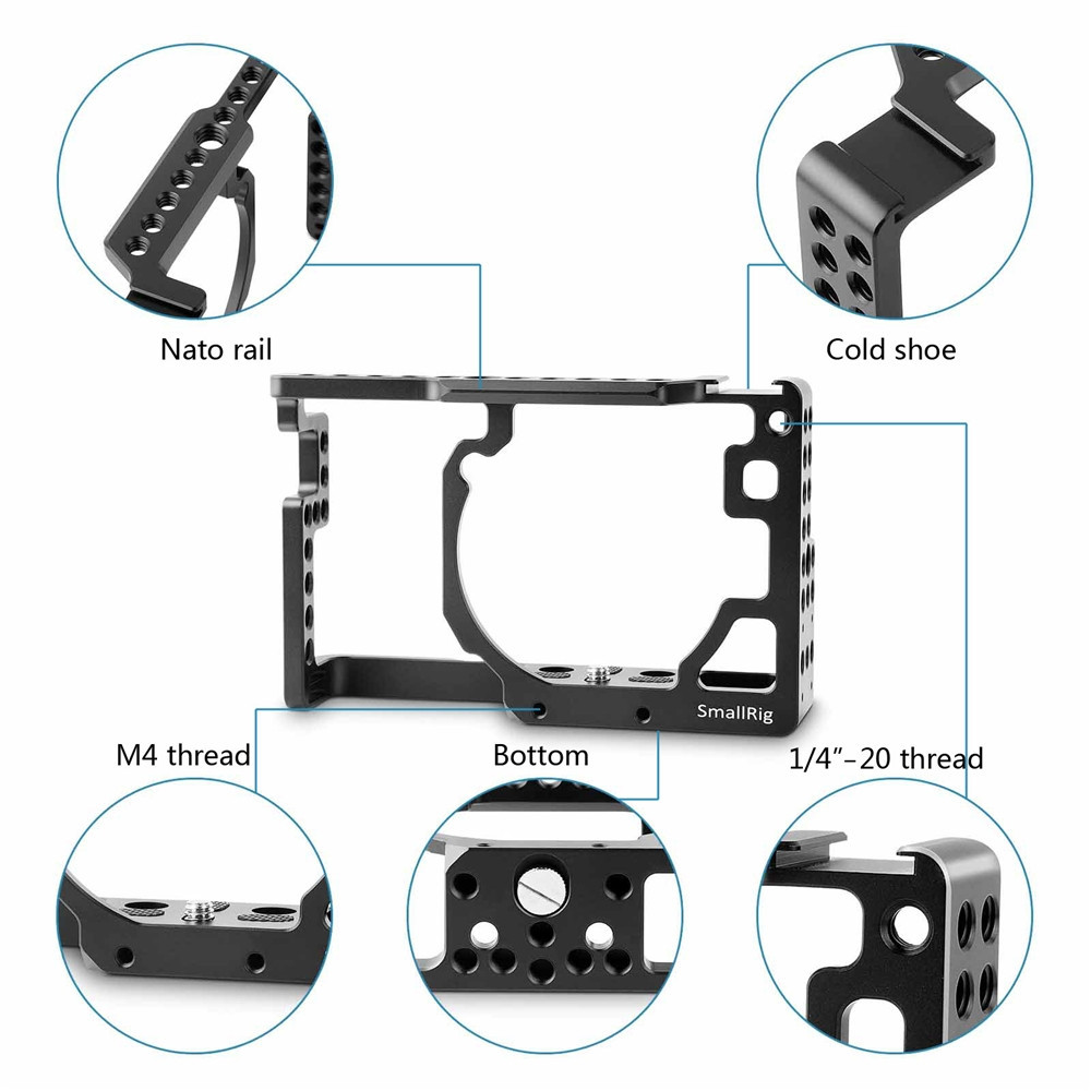 SmallRig Camera Cage for Panasonic Lumix DMC-GX85/GX80/GX7 Mark II 1828