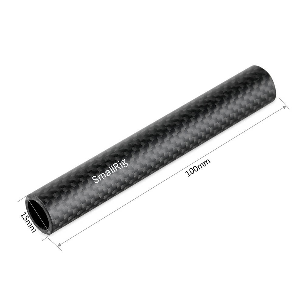 SmallRig 15mm Carbon Fiber Rod 100mm 4 Inch 1871