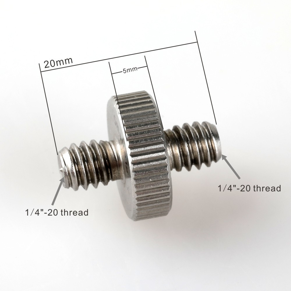 SmallRig 1/4" to 1/4" thread Double Head Stud 5pcs 1879