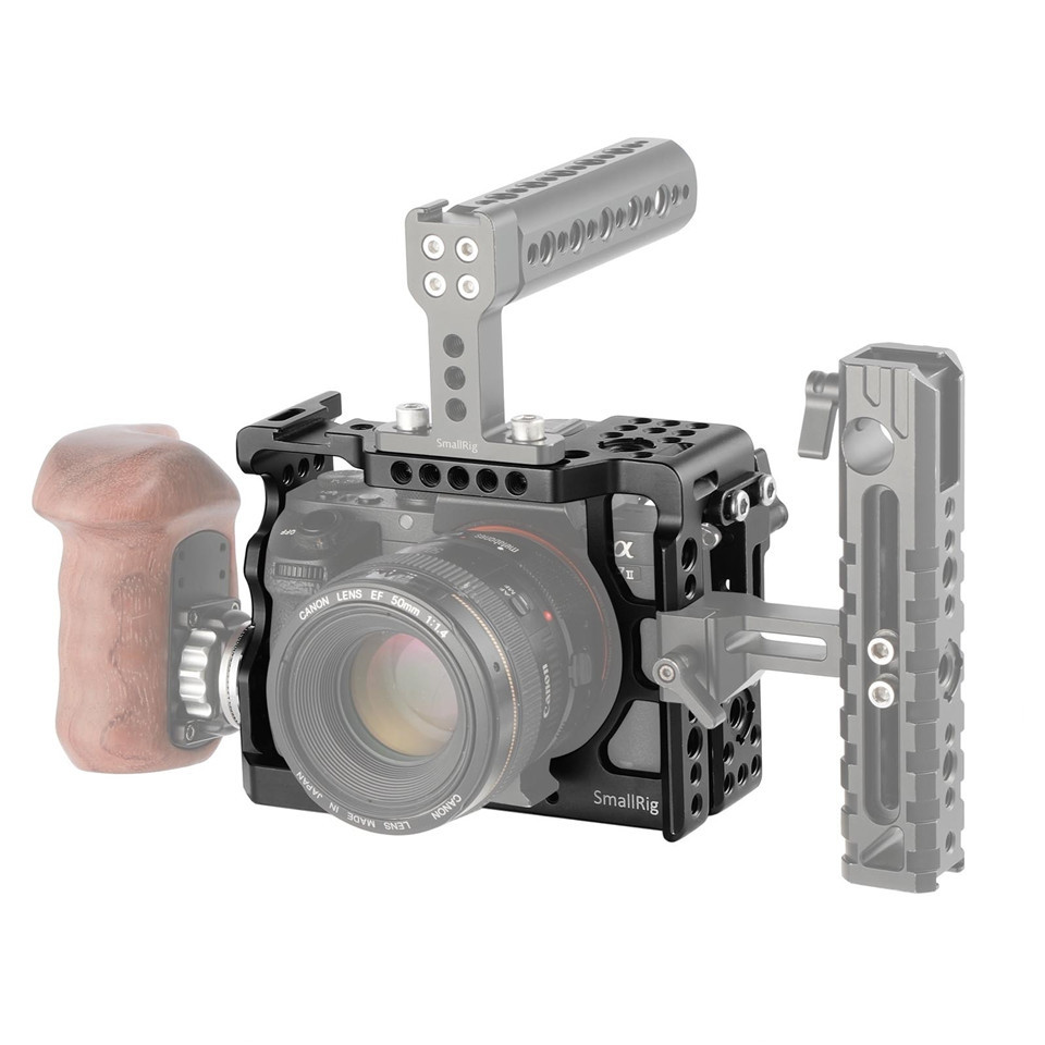 Fotga Camera Cage Fotga Aluminum Camera Cage For Sony A9, A7MIII & A7RIII - Full Access To Controls With Multiple Mounting Points Fotga A7III Cage