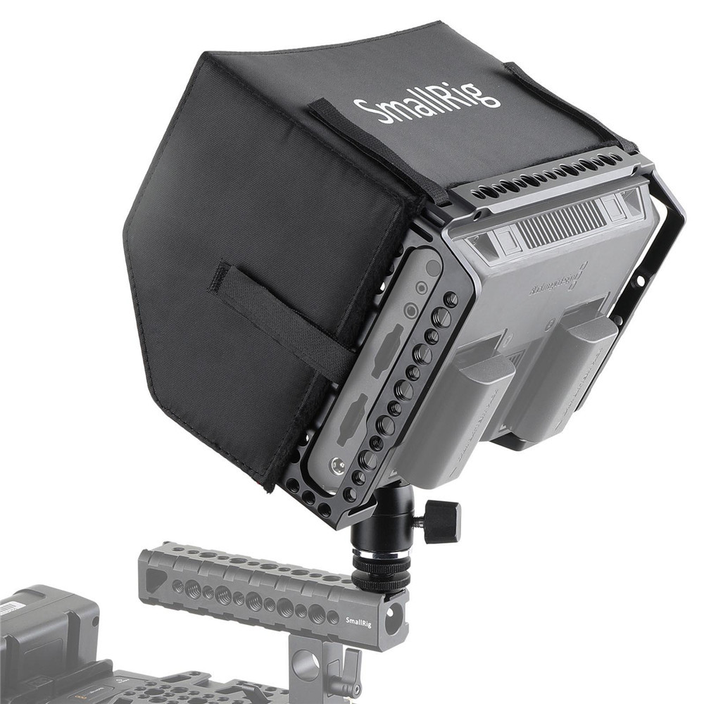 SMALLRIG 7" Monitor Cage with Sunhood for Blackmagic Video Assist 1988