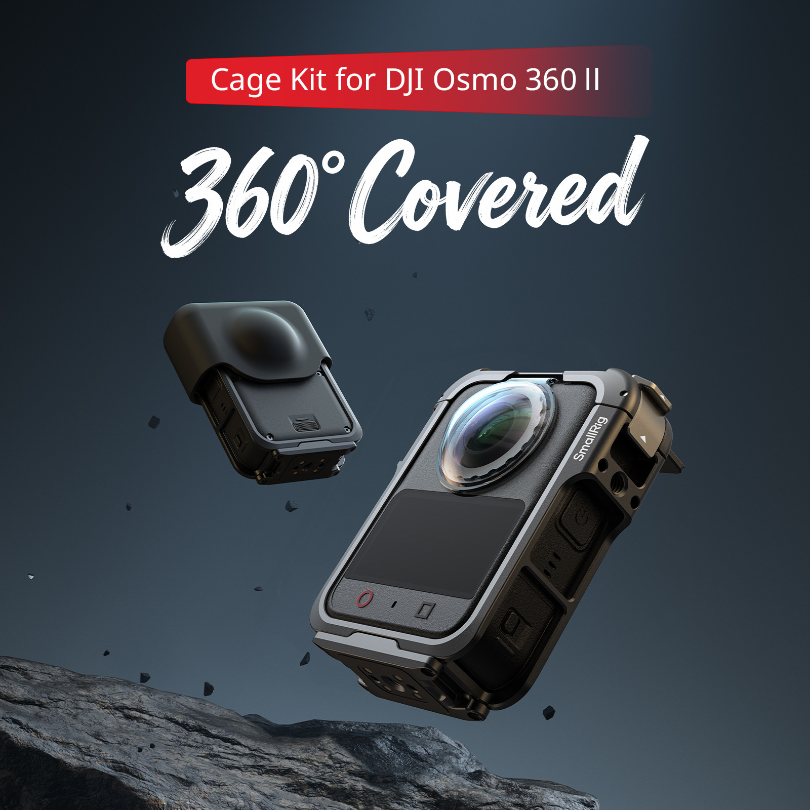 SmallRig Cage for DJI Osmo 360 II (Basic Edition) 6716