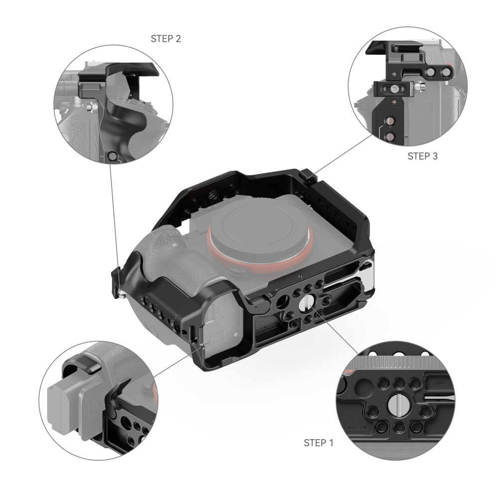 SmallRig Cage for Sony Alpha 7 III / Alpha 7R III 2087D