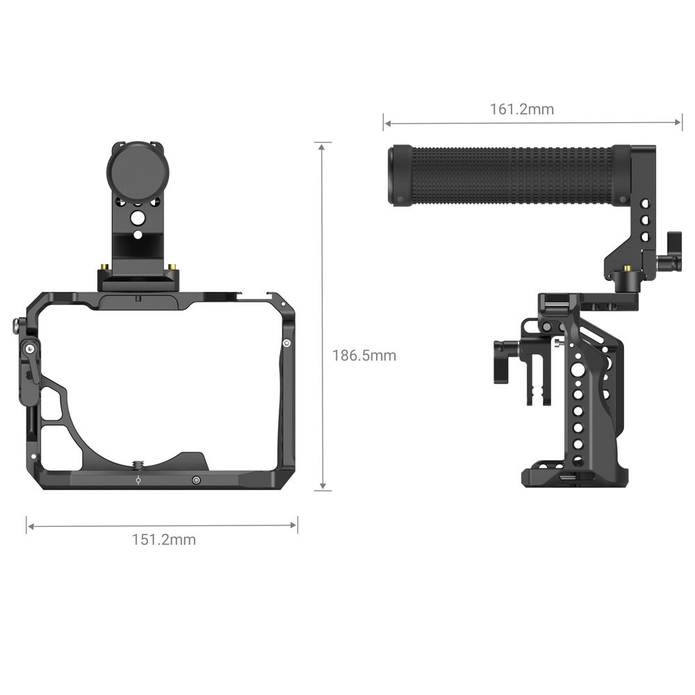 SmallRig Cage Kit for Sony A7R III/A7III 2096D