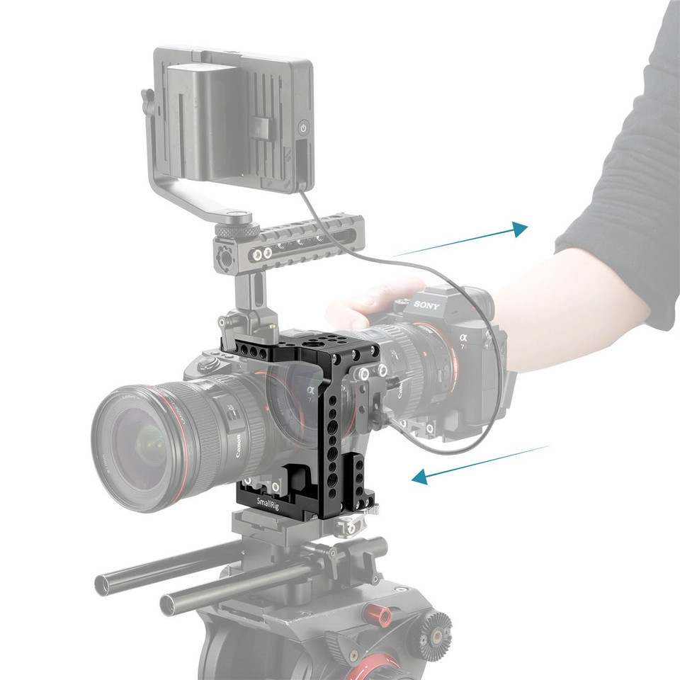 SmallRig QR Half Cage for Sony A7R III/A7 III/A7 II/A7R II/A7S II 2098