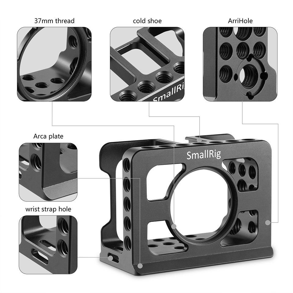 SmallRig Camera Cage for Sony RX0 2106