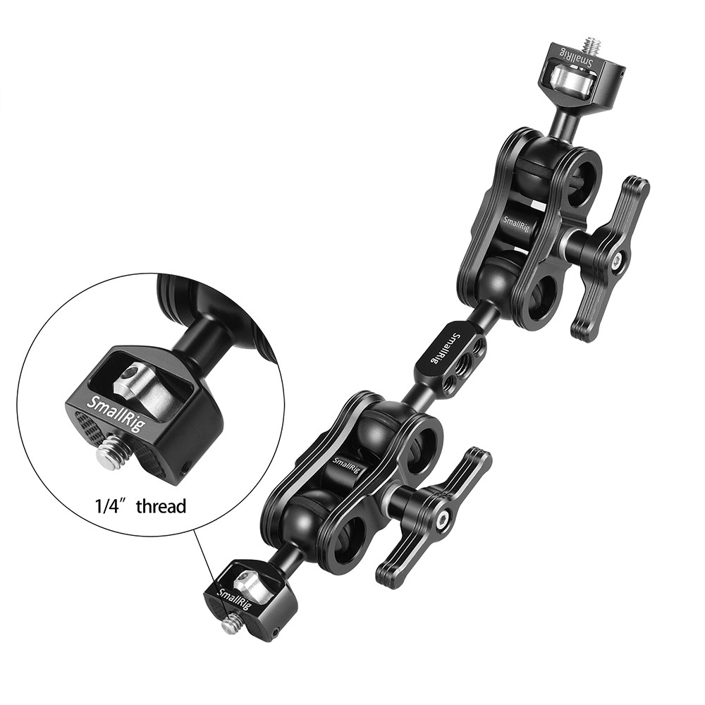 SmallRig Ball Head Magic Arm Kit (1/4" Head x 2) 2109B