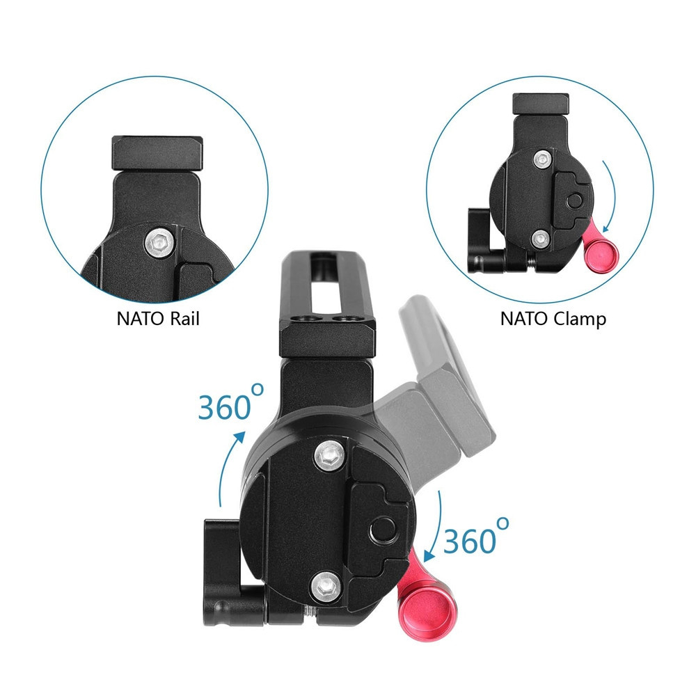 SmallRig NATO Rail to NATO Clamp Adapter 2113