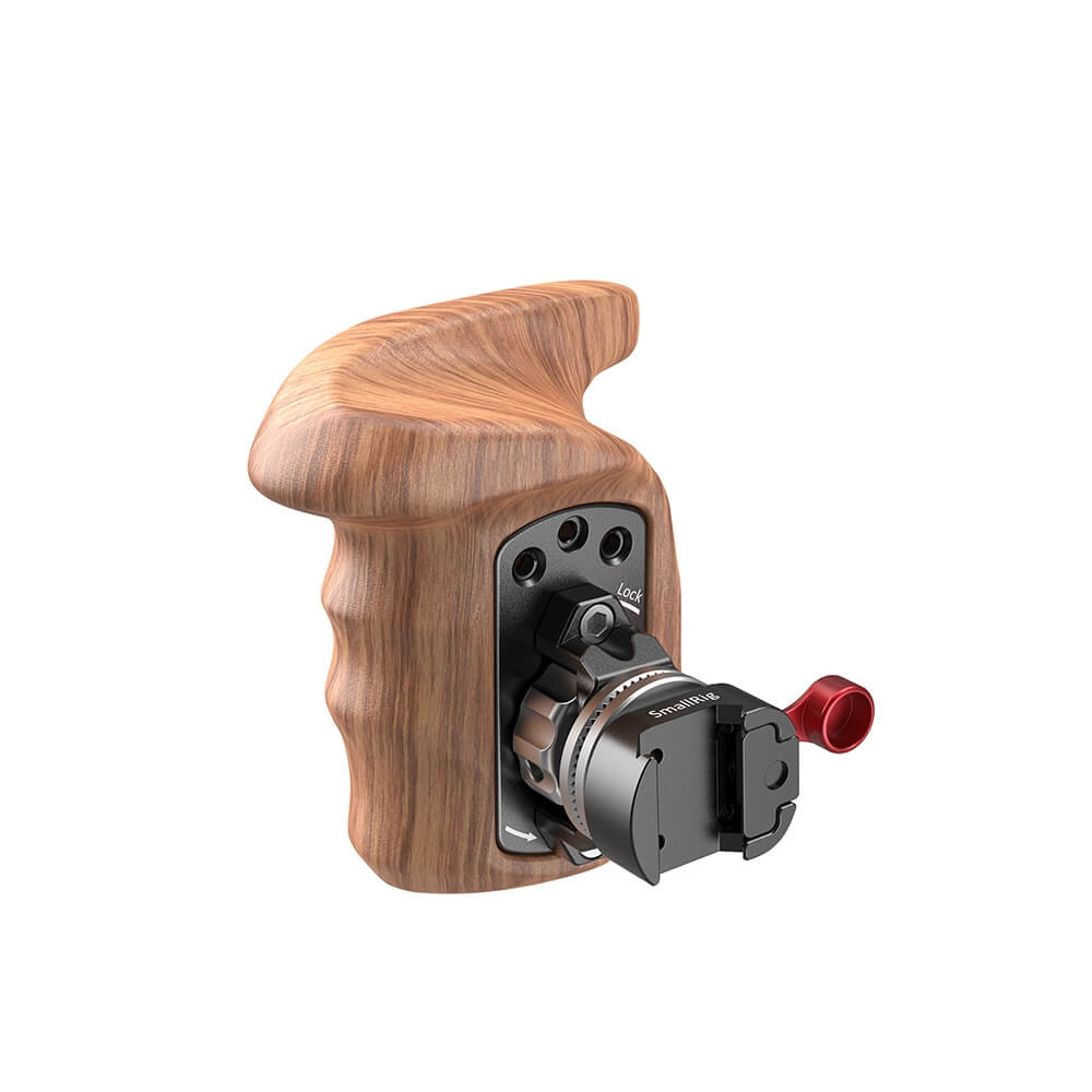 SmallRig Right Side Wooden Grip with NATO Mount 2117C
