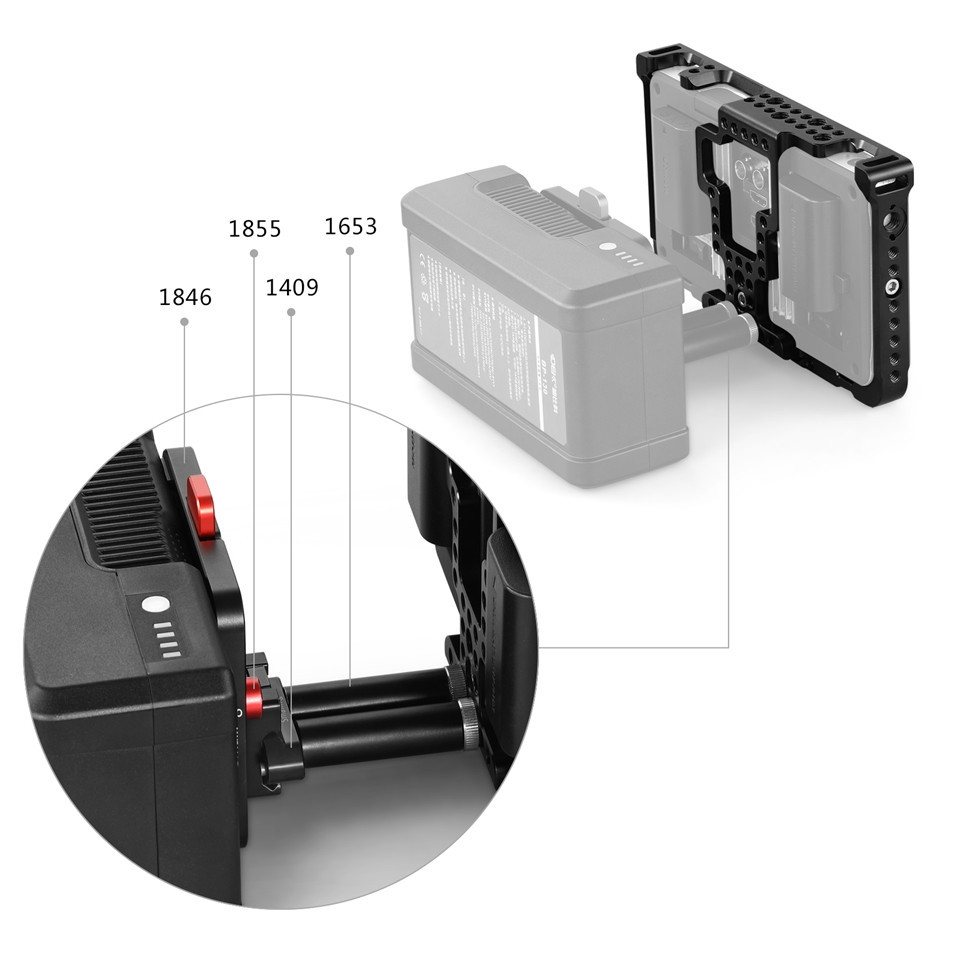 SmallRig Cage for SmallHD 701Lite,702 Lite,702 Bright Monitor 2131