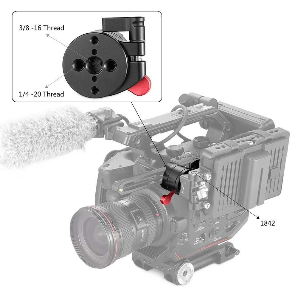 SmallRig Dual Rotating Nato Clamp EVF Mount 2141