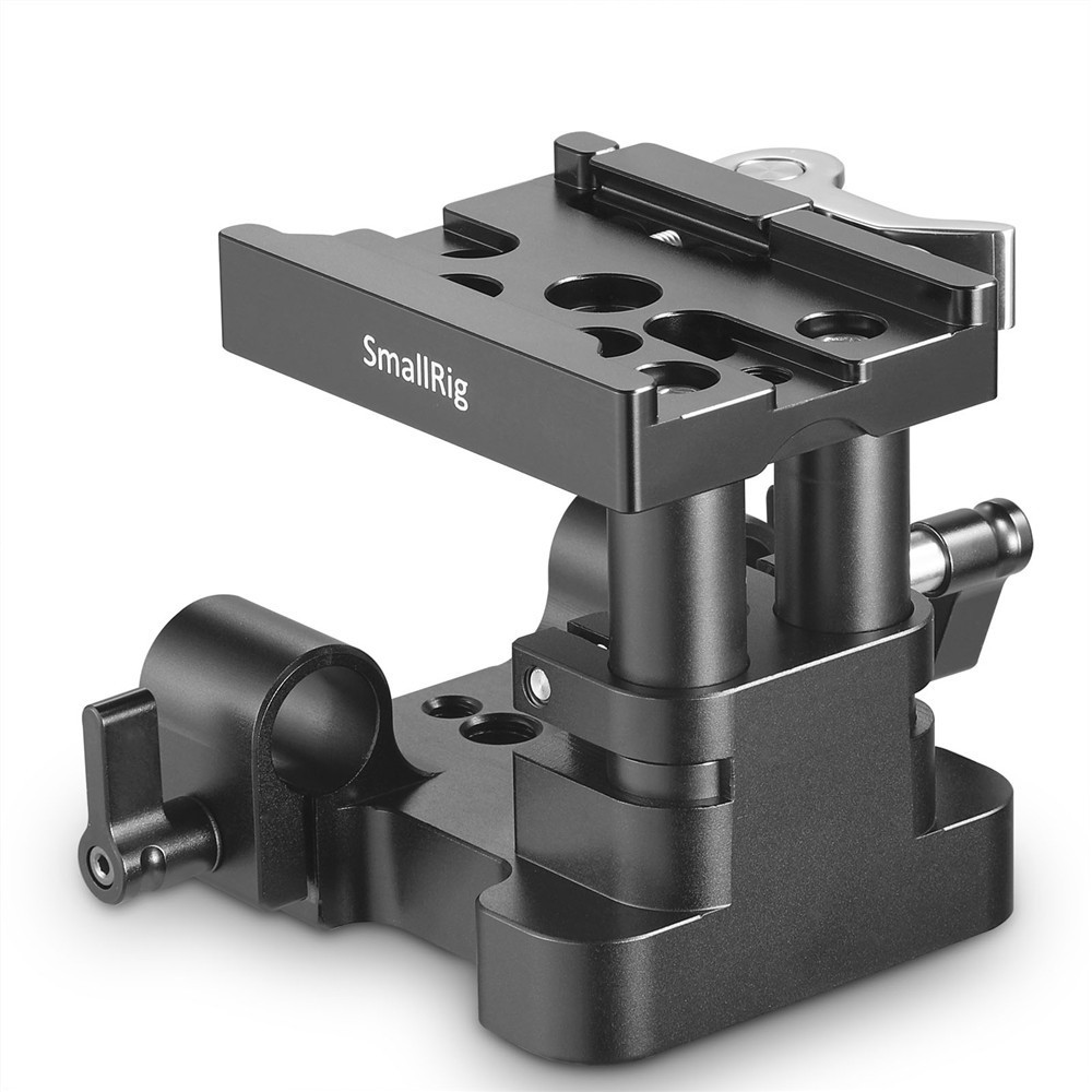 SmallRig Universal 15mm Rail Support System Baseplate (QR Plate Excluded) 2145B