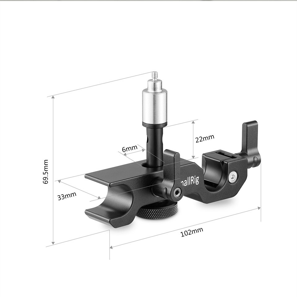 SmallRig 15mm LWS Lens Support for Fujinon MK18-55mm and MK50-135mm T2.9 Lens (Sony E-Mount) 2151