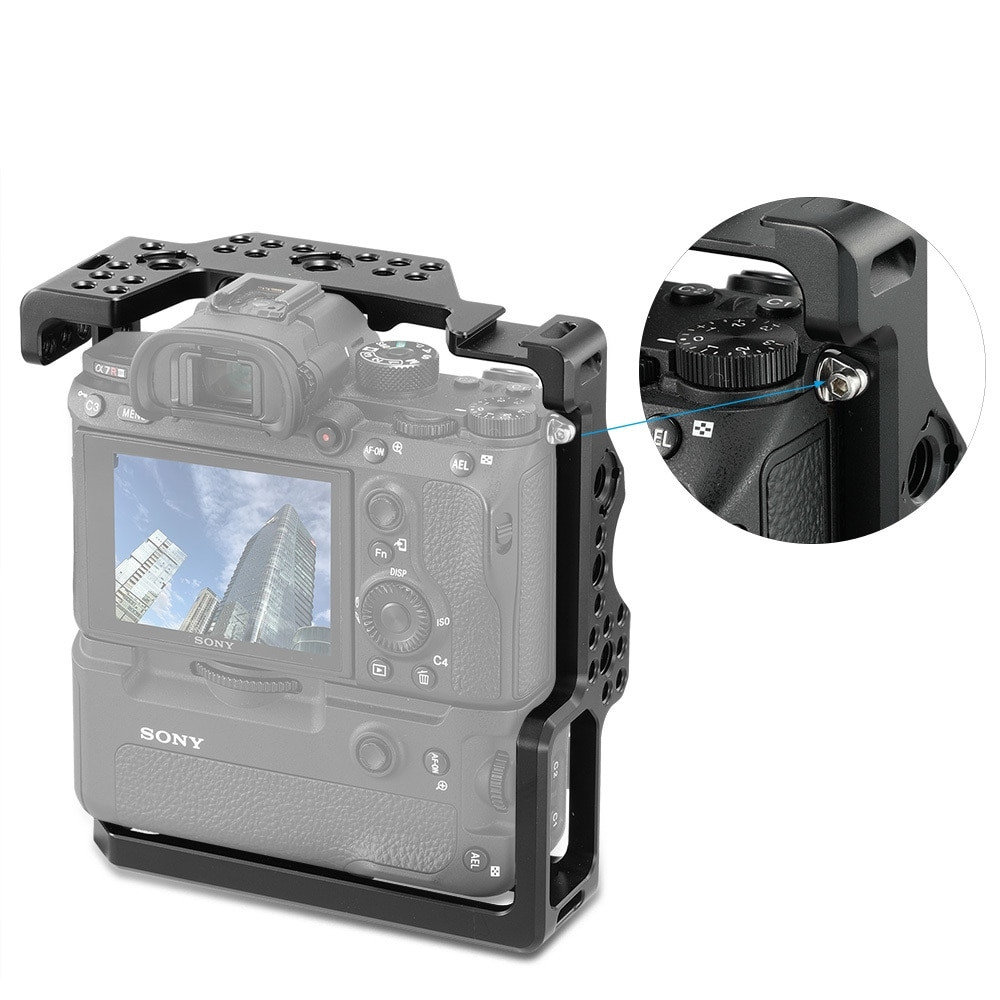 SmallRig Cage for Sony A7RIII/A7M3/A7III with VG-C3EM Vertical Grip 2176B