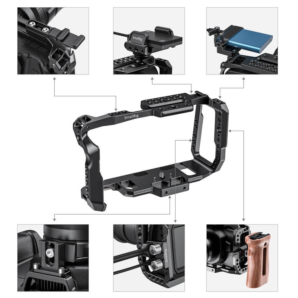 SmallRig Cage for Blackmagic Design Pocket Cinema Camera 4K & 6K 2203B