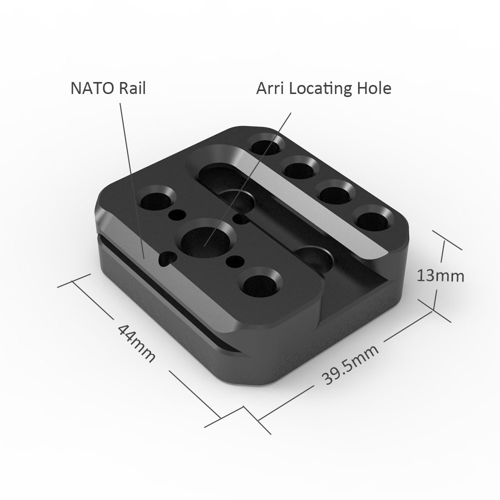 SmallRig Mounting Plate for DJI Ronin-S/SC and RS 2/RSC 2/RS 3/RS 3 Pro/RS 3 mini Gimbal 2214B