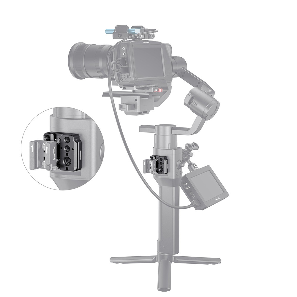 SmallRig Mounting Plate for DJI Ronin-S/SC and RS 2/RSC 2/RS 3/RS 3 Pro / RS 4 / RS 4 Pro Gimbal 2214B