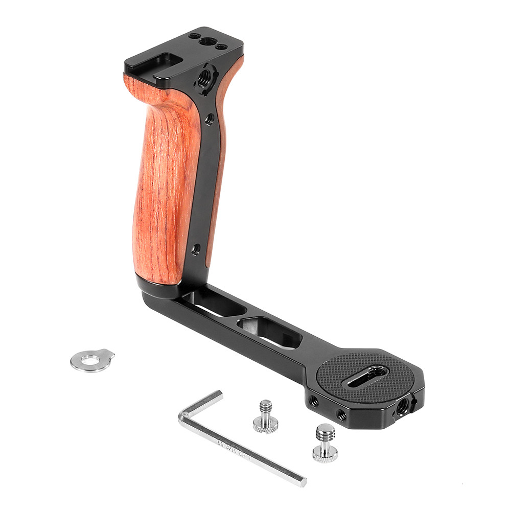 SmallRig Wooden Side Handle for DJI Ronin-S/SC/RS 2/RSC 2/ RS 3/RS 3 Pro & ZHIYUN CRANE 2S/2/V2 & MOZA Air 2/AirCorss 2 Gimbals BSS2222B