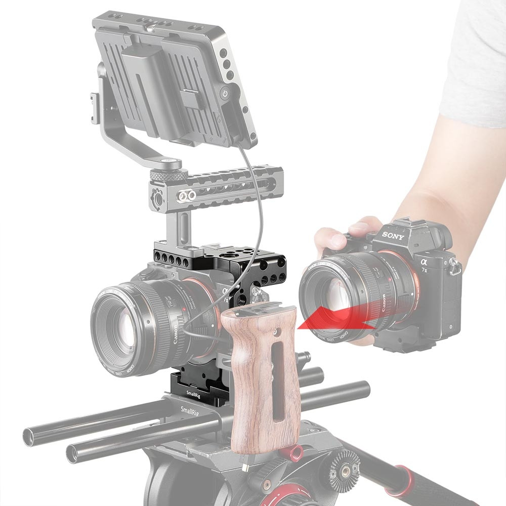 SmallRig Arca QR Half Cage for Sony A7R III/A7 III/A7 II/A7R II/A7S II 2238