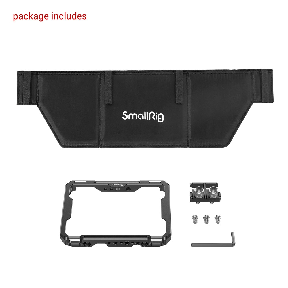 SmallRig Cage Kit for Blackmagic Design Video Assist 5" 12G and 5”3G -SDI/HDMI Monitor 2725B