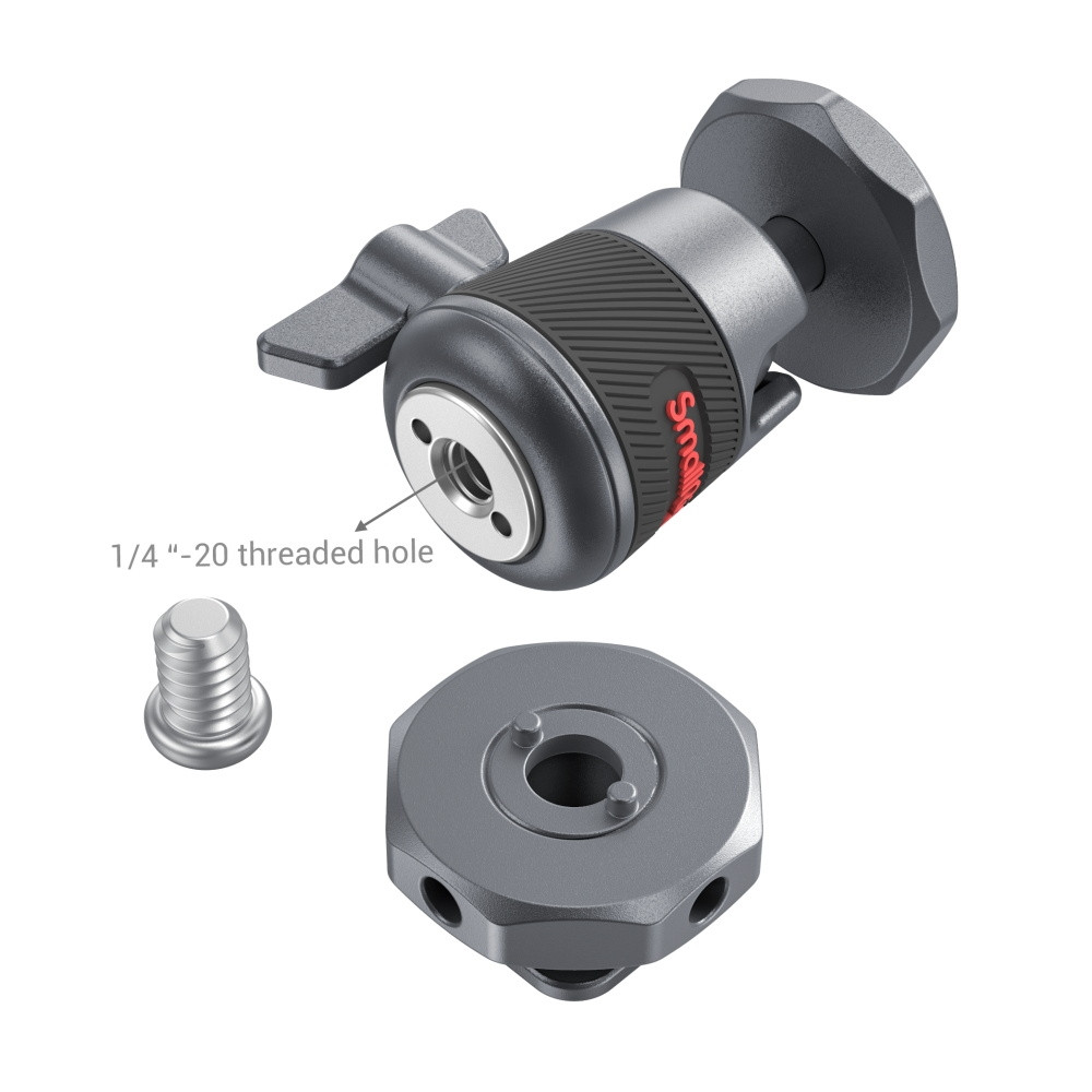 SmallRig Mini Ball Head with Removable Cold Shoe Mount 2795