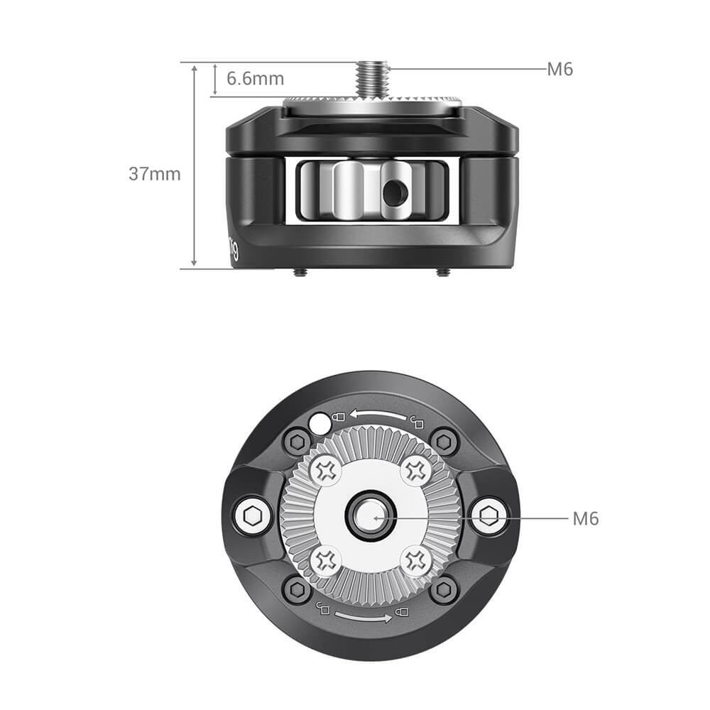 SmallRig Handgrip Rosette Adapter 2831 for SONY FX9