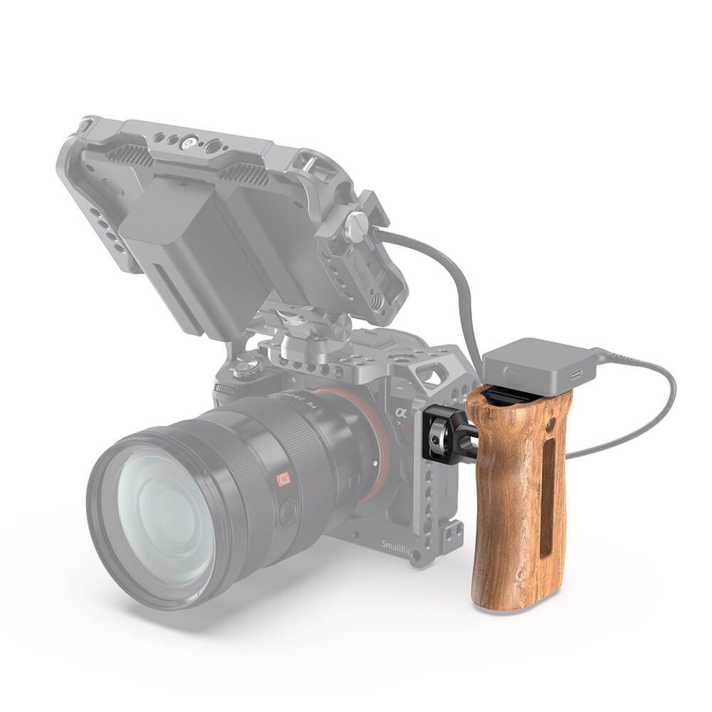 SmallRig Wood Side Handle with ARRI-Style Mount 2836