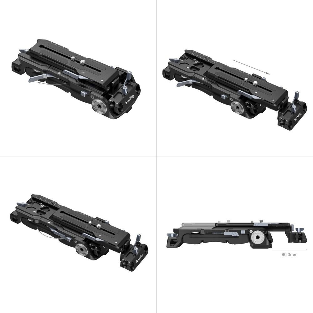 SmallRig Universal Shoulder Rig (Compatible with Sony VCT-14 Plate) 2837C