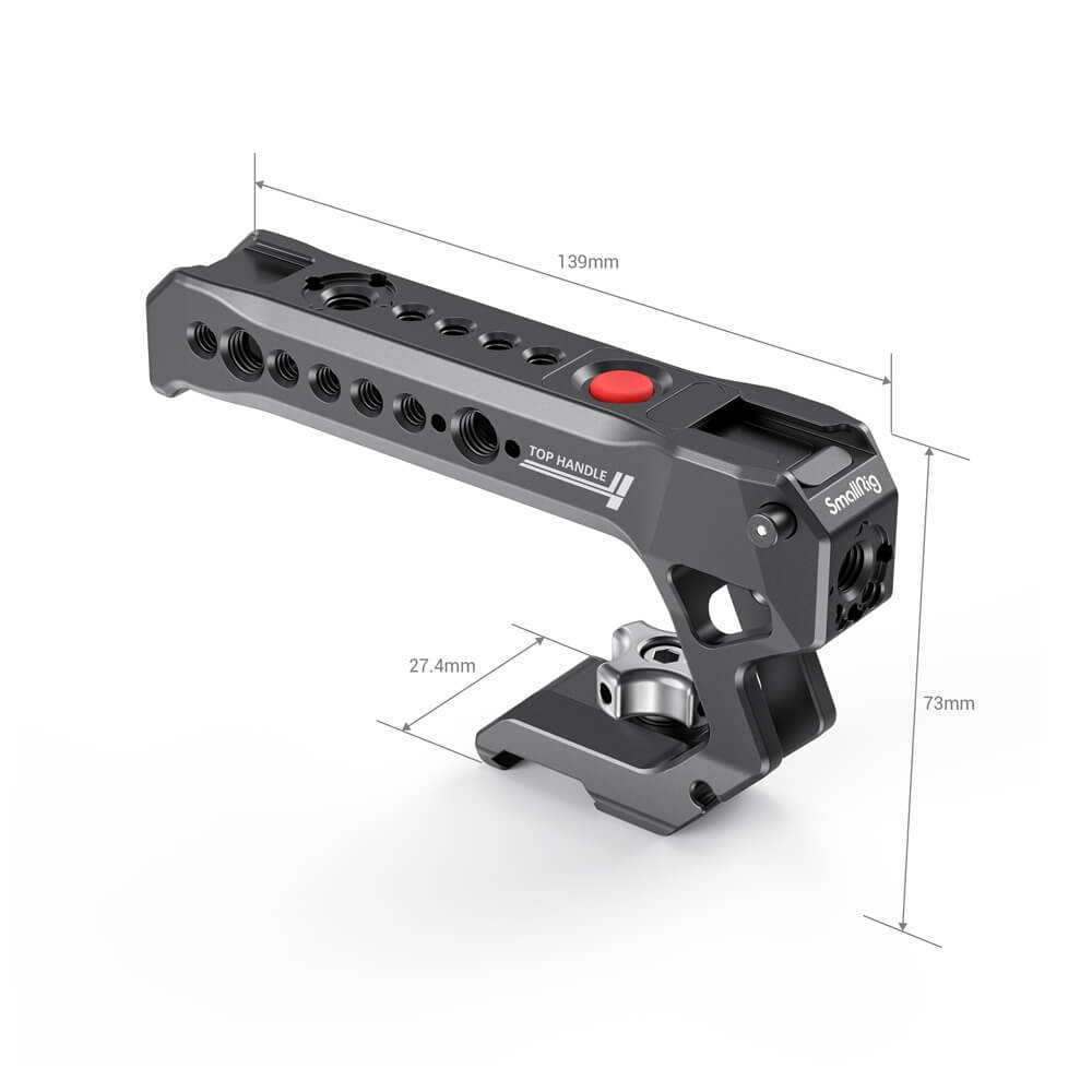 SmallRig NATO Top Handle with Record Start/Stop Remote Trigger for Panasonic and Fujifilm Mirrorless Cameras 2880B