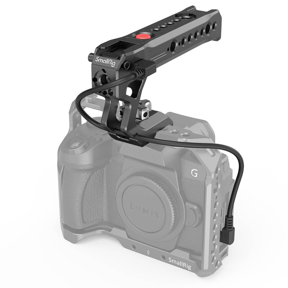 SmallRig NATO Top Handle with Record Start/Stop Remote Trigger for Panasonic and Fujifilm Mirrorless Cameras 2880B