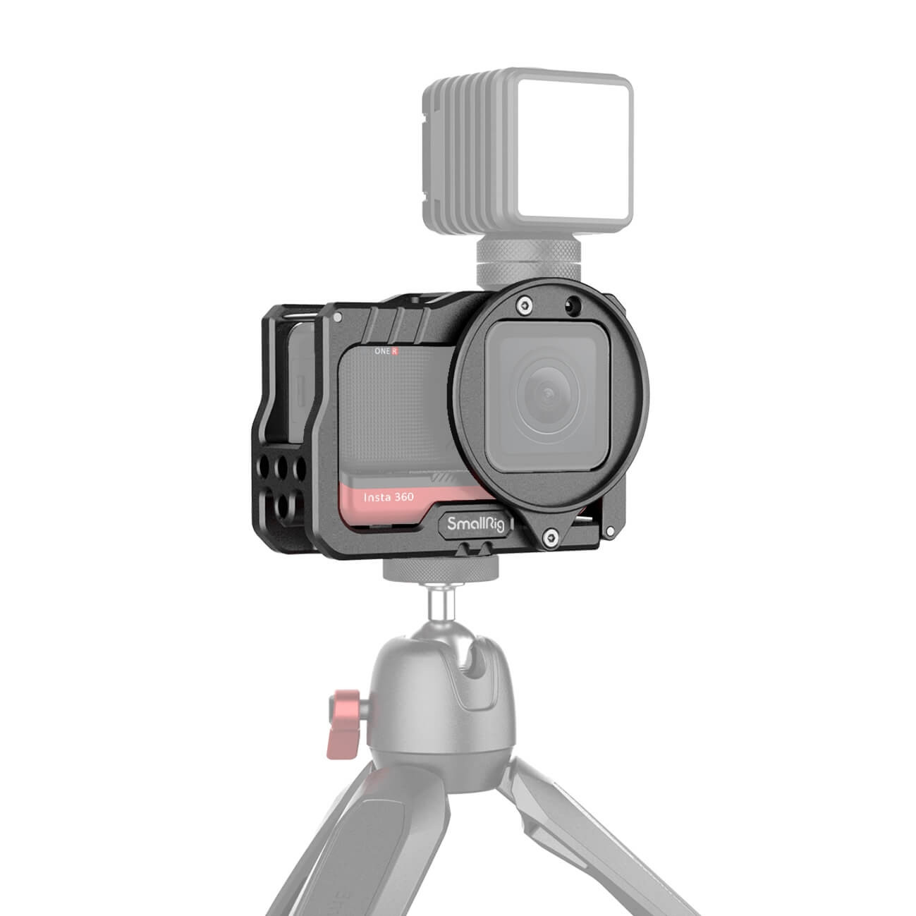 SmallRig Vlogging Cage and 52mm Filter Adapter for Insta360 ONE R 4K Edition 2901