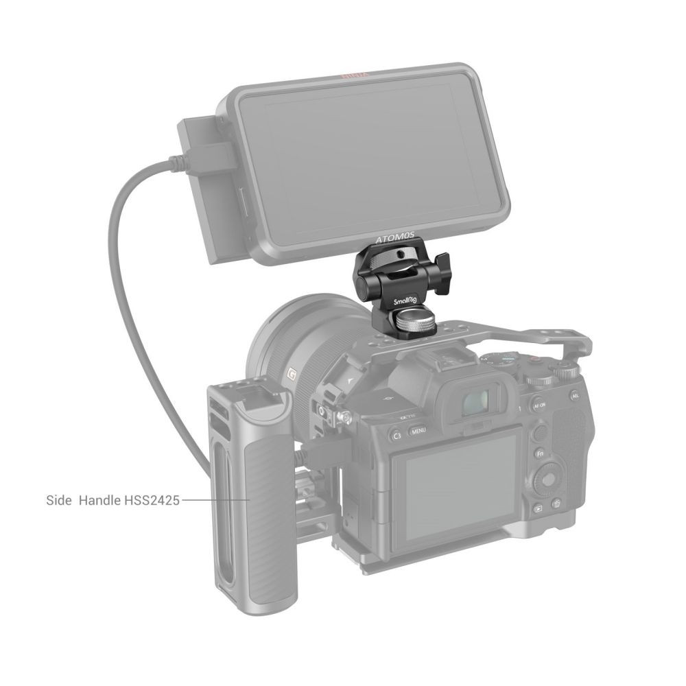 SmallRig Swivel and Tilt Adjustable Monitor Mount with ARRI-Style Screw mount 2903B