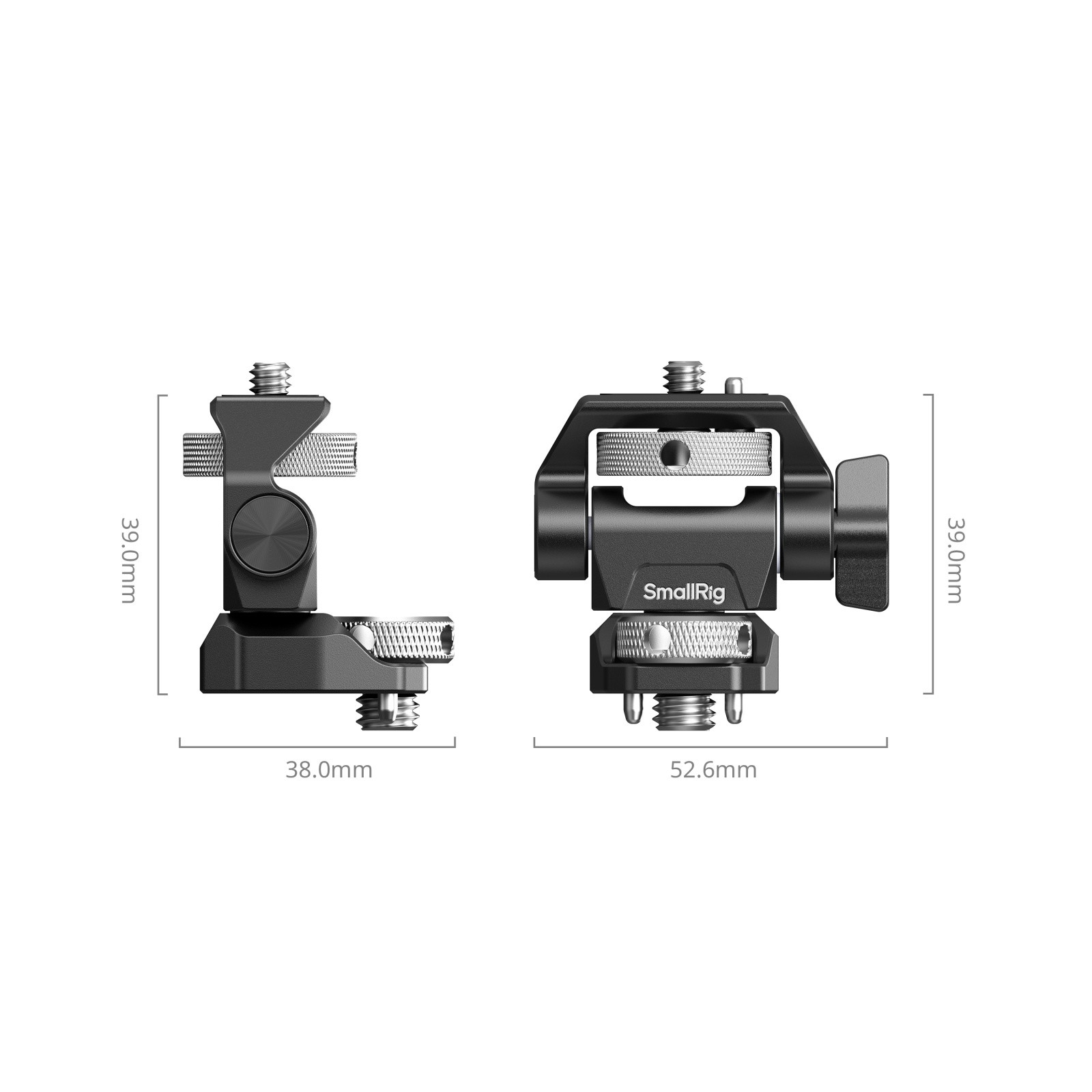 SmallRig Adjustable Monitor Support Compatible with ARRI 3/8''-16 Screws 2903C