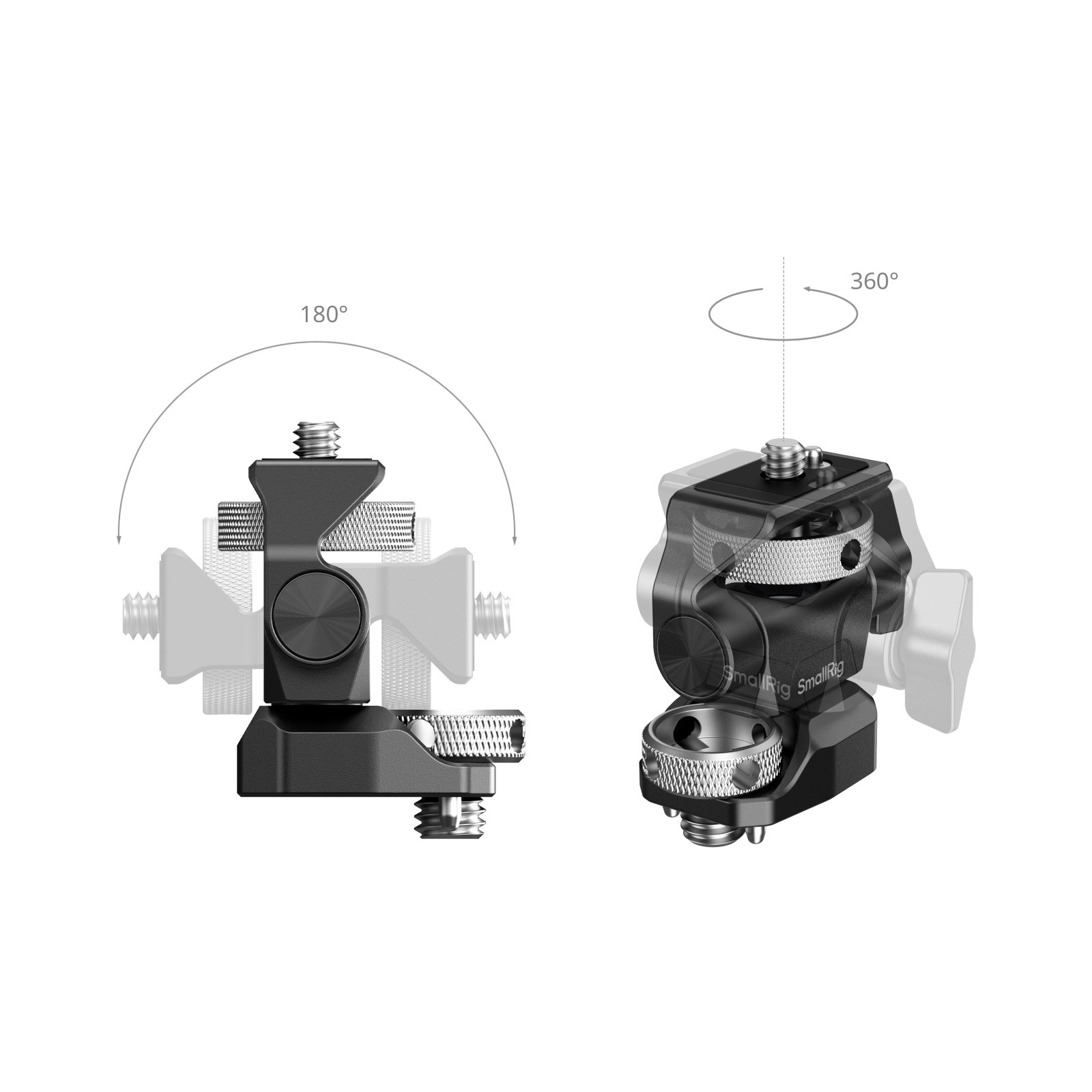 SmallRig Adjustable Monitor Support Compatible with ARRI 3/8''-16 Screws 2903C