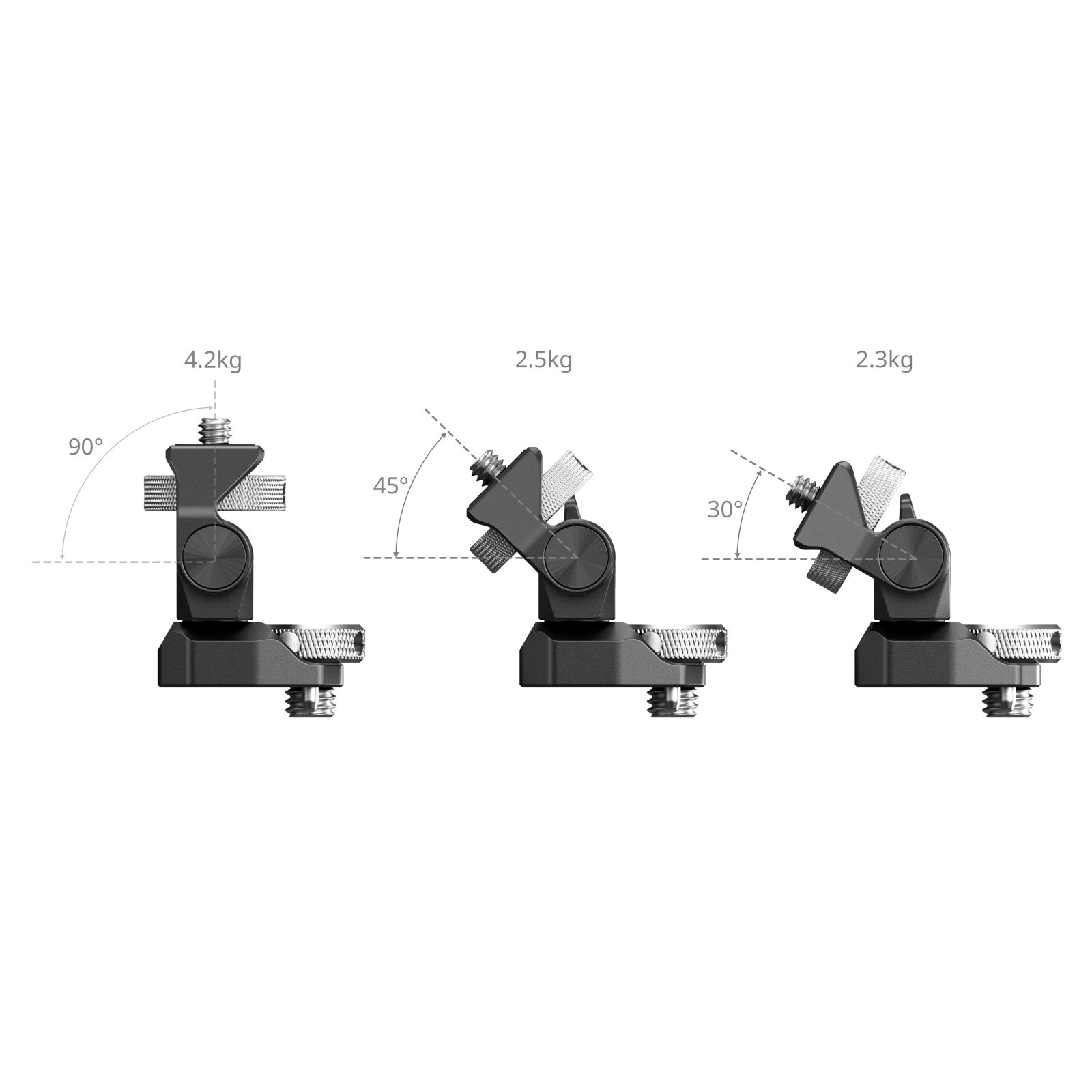 SmallRig Adjustable Monitor Support Compatible with ARRI 3/8''-16 Screws 2903C